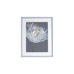 Lorell White Flower I Framed Abstract Art
