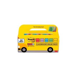 Post-it Super Sticky Notes Bus Cabinet Pack
