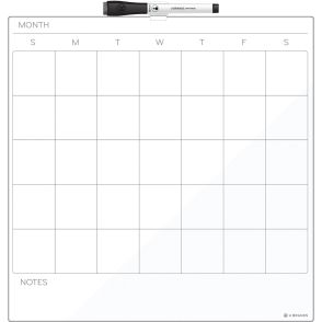 U Brands Magnetic Dry Erase Calendar Board