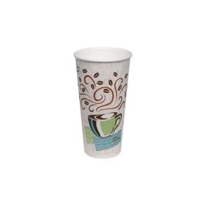 Dixie PerfecTouch 20 oz Insulated Paper Hot Coffee Cups by GP Pro