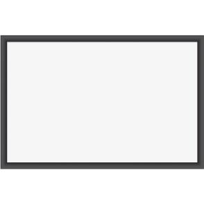 U Brands Magnetic Dry Erase Board, 23 x 35 Inches, Black Wood Frame (311U00-01)