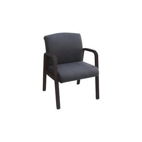 Lorell Flannel-Upholstered Guest Chair