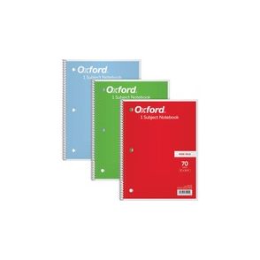 Oxford Wide Rule 1-Subject Spiral Notebook