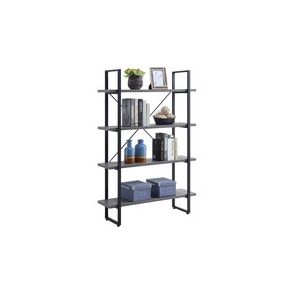 Lorell SOHO 4-Shelf Metal Frame Bookcase