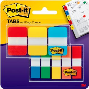 Post-it Tabs and Flags Combo Pack