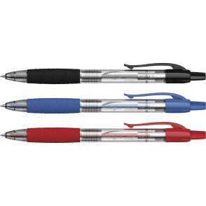 Integra Retractable 0.7mm Gel Pen, Assorted - 3 Pack