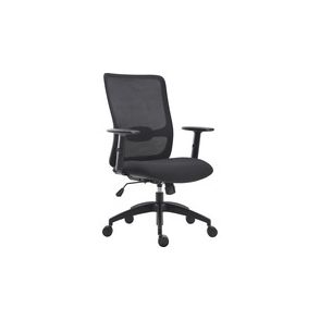 Lorell SOHO Collection Lifting Armrest Staff Chair