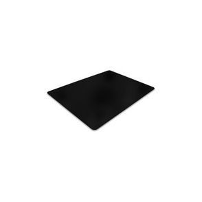 Advantagemat Black Vinyl Rectangular Chair Mat for Hard Floor - 48" x 60"
