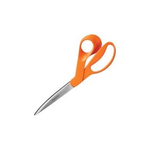 Fiskars Premier Heavy-Duty Scissors, 9" , Pointed, Orange