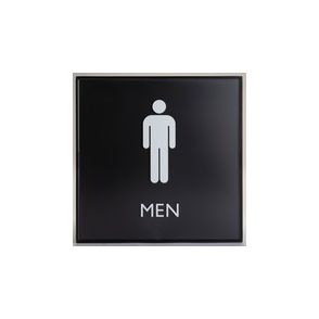 Lorell Men's Restroom Sign