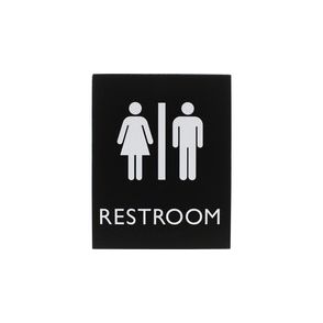 Lorell Unisex Restroom Sign