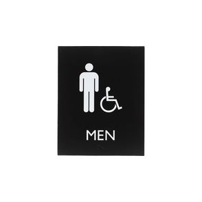 Lorell Men's Handicap Restroom Sign