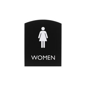 Lorell Arched Women's Restroom Sign