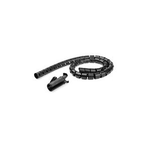 StarTech.com 2.5m / 8.2ft Cable Management Sleeve - Spiral - 45mm/1.8" Diameter - W/ Cable Loading Tool - Expandable Coiled Cord Organizer