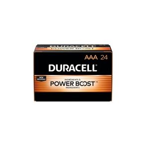 Duracell Coppertop Alkaline AAA Battery Boxes of 24