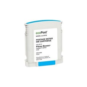 Clover Technologies Remanufactured Ink Cartridge - Alternative for Pitney Bowes - Cyan