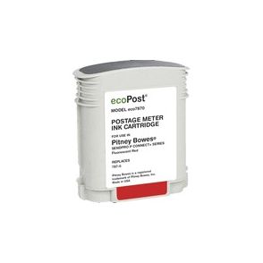 Clover Technologies Remanufactured Ink Cartridge - Alternative for Pitney Bowes, Connect Plus - Red