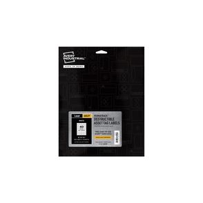 Avery PermaTrack Destructible Asset Tag Labels, 3/4" x 1-1/2" , 320 Asset Tags