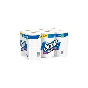 Scott 1000 1-ply 12Roll Bath Tissue