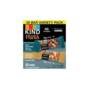 KIND Minis Nuts & Sea Salt Nut Bars Variety