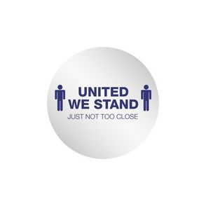 Deflecto StandSafe 20" Personal Spacing Disks-United We Stand