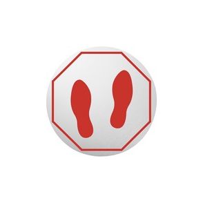 Deflecto StandSafe Personal Spacing Disks-Footprints
