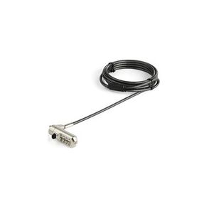StarTech.com 6.5ft Laptop Cable Lock for Nano Slot Computer/Tablet/Device - Anti-Theft 4 Digit Combination Security Cable Lock - Steel