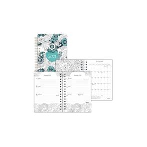 Blueline DoodlePlan Planner - Botanica
