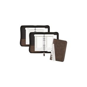 At-A-Glance Brown Portable Zipcase Binder Set