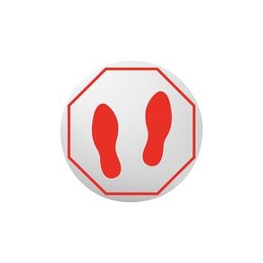 Deflecto StandSafe Personal Spacing Disks-Footprints