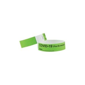 Advantus COVID Prescreened Tyvek Wristbands