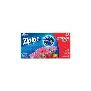 Ziploc® Quart Storage Seal Top Bags