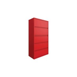 Lorell 4-drawer Lateral File with Binder Shelf