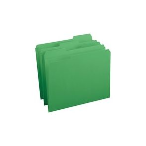 Business Source Reinforced Tab Colored File Folders