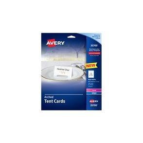 Avery® Laser, Inkjet Tent Card - White