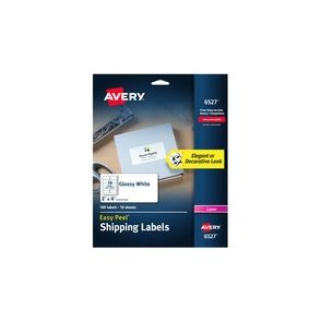 Avery Shipping Labels, Glossy White, 2" x 4" , 100 Total (6527)