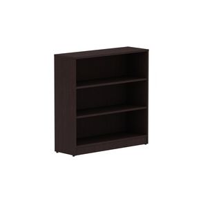 Lorell Essentials Espresso Laminate Bookcase