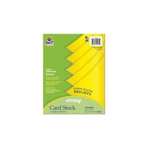Pacon Inkjet, Laser Printable Multipurpose Card Stock - Lemon Yellow