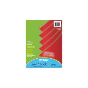 Pacon Inkjet, Laser Printable Multipurpose Card Stock - Rojo Red