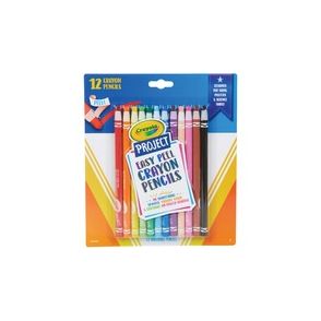 Crayola Project Easy Peel Crayon Pencils Set