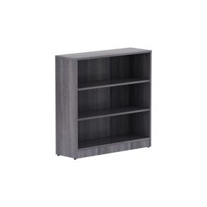 Lorell Weathered Charcoal Laminate Bookcase