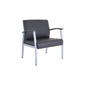 Lorell Healthcare Reception Big & Tall Antimicrobial Guest Chair
