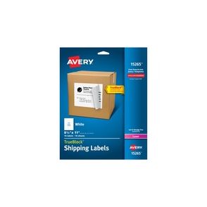 Avery Internet Shipping Labels, 8-1/2" x 11" , 10 Labels (15265)
