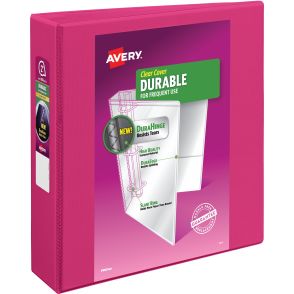 Avery® Durable View Binder, 2" Pink - 6/Carton