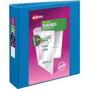 Avery® Durable View Binder, 2" Pool Blue - 6/Carton