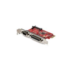 StarTech.com PCIe Card with Serial and Parallel Port, PCI Express Combo Expansion Adapter Card, 1xDB25 Parallel Port, 1x RS232 Serial Port
