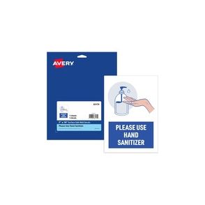 Avery Surface Safe USE HAND SANITIZER Wall Decals