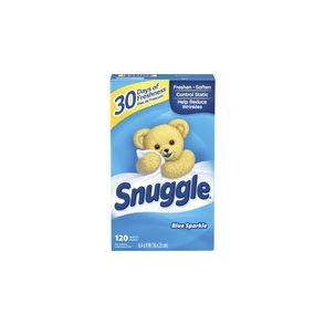 Dial Snuggle Blue Sparkle Dryer Sheets