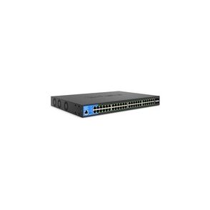 Linksys 48-Port Managed Gigabit PoE+ Switch with 4 10G SFP+ Uplinks