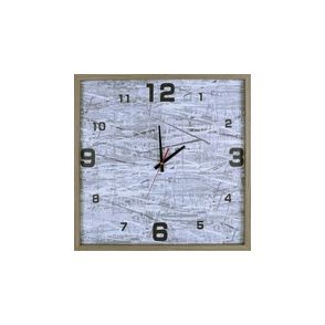 Lorell Gray Net Decorative Wall Clock
